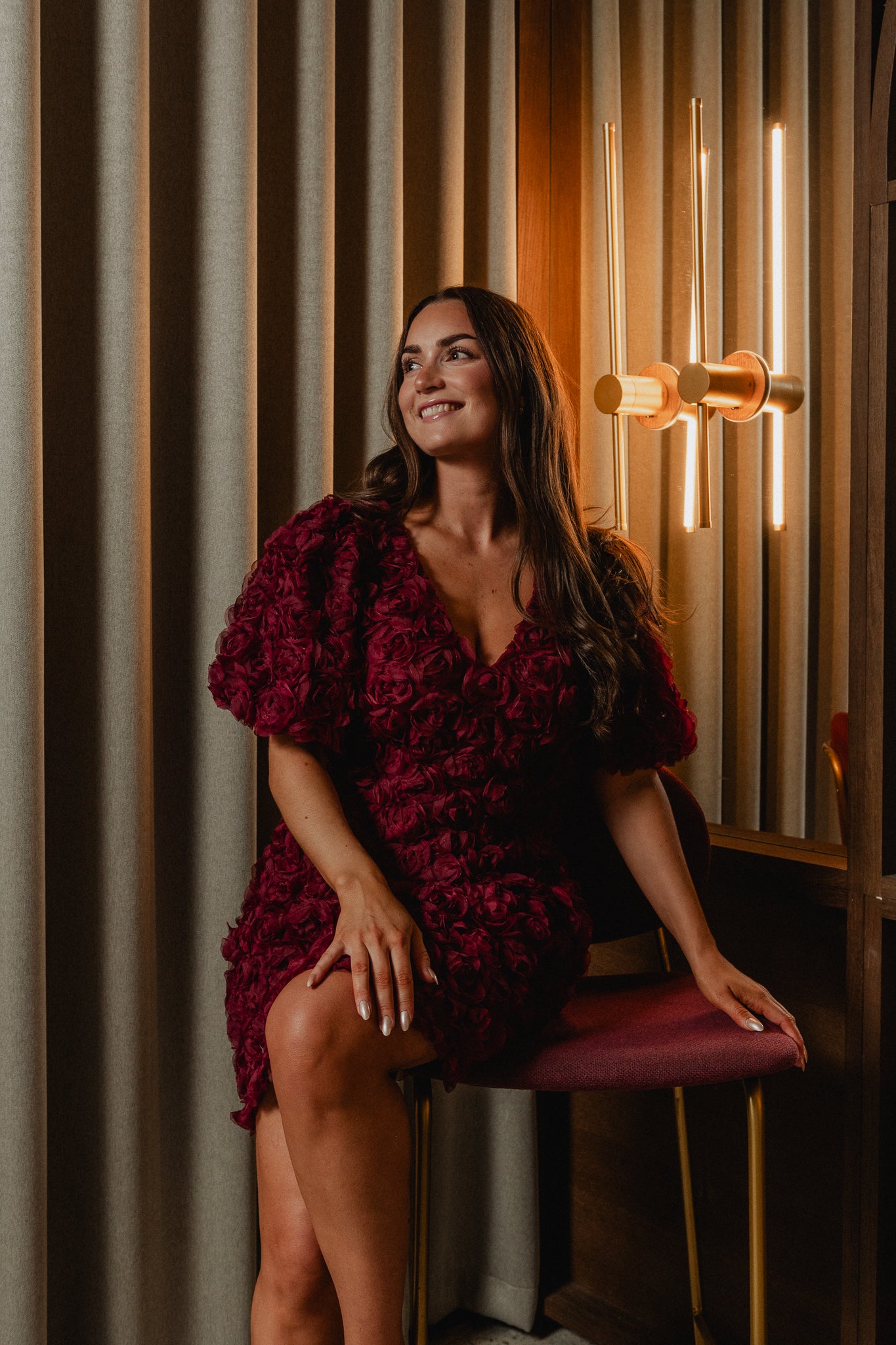 VMSILJA Short Dress - Rhododendron